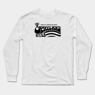 Opryland USA | All Black | Opryland USA | Nashville Tennessee Long Sleeve T-Shirt